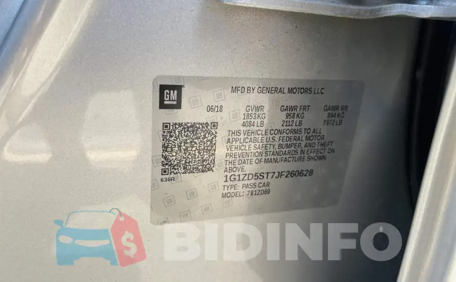 1G1ZD5ST7JF260628 Photo# 10
