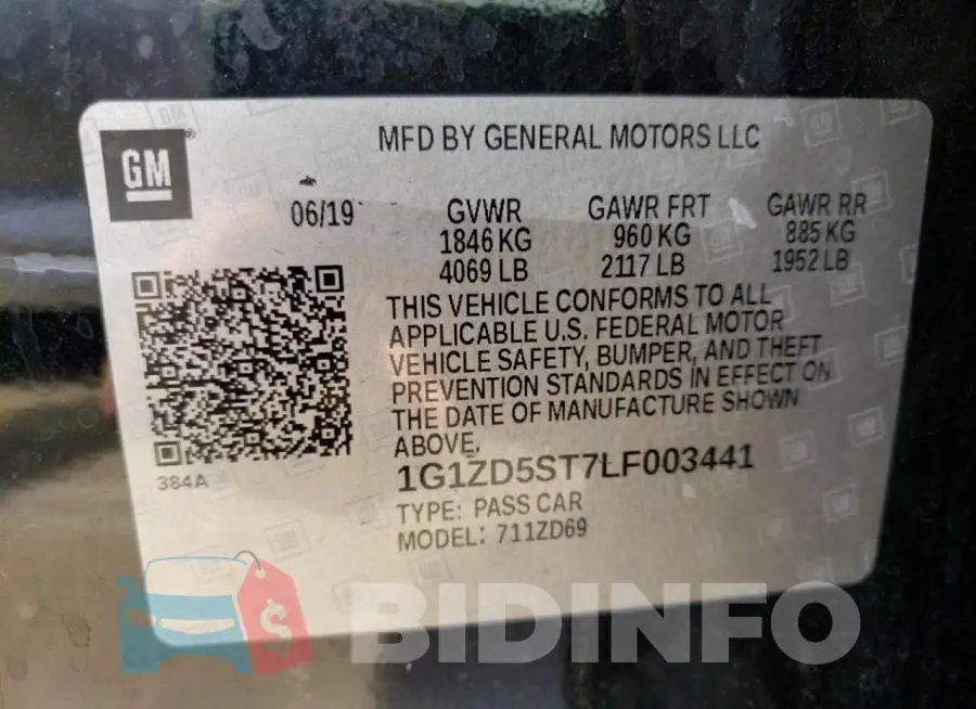 1G1ZD5ST7LF003441 Photo# 10