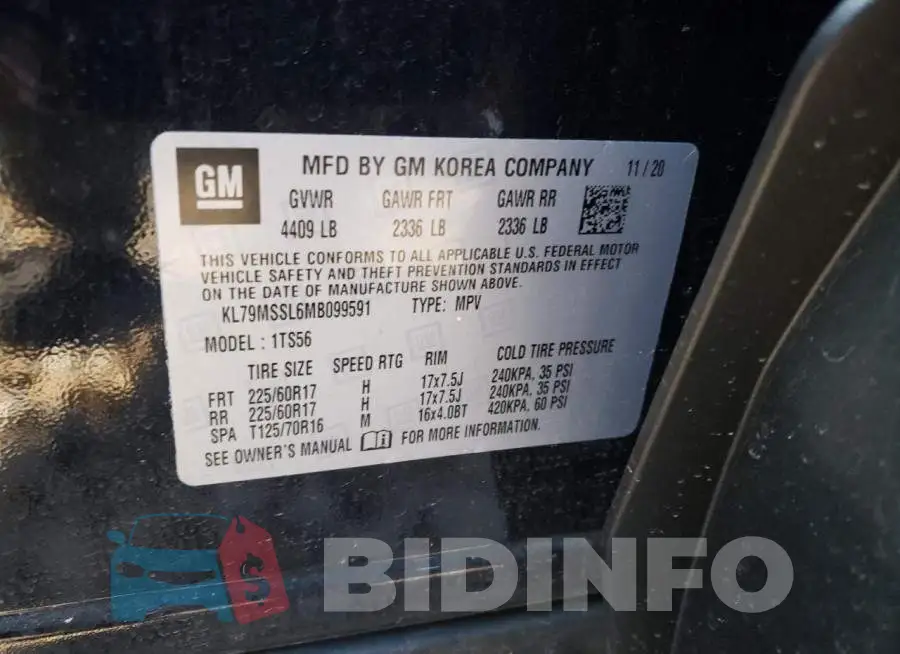 KL79MSSL6MB099591 Photo# 10