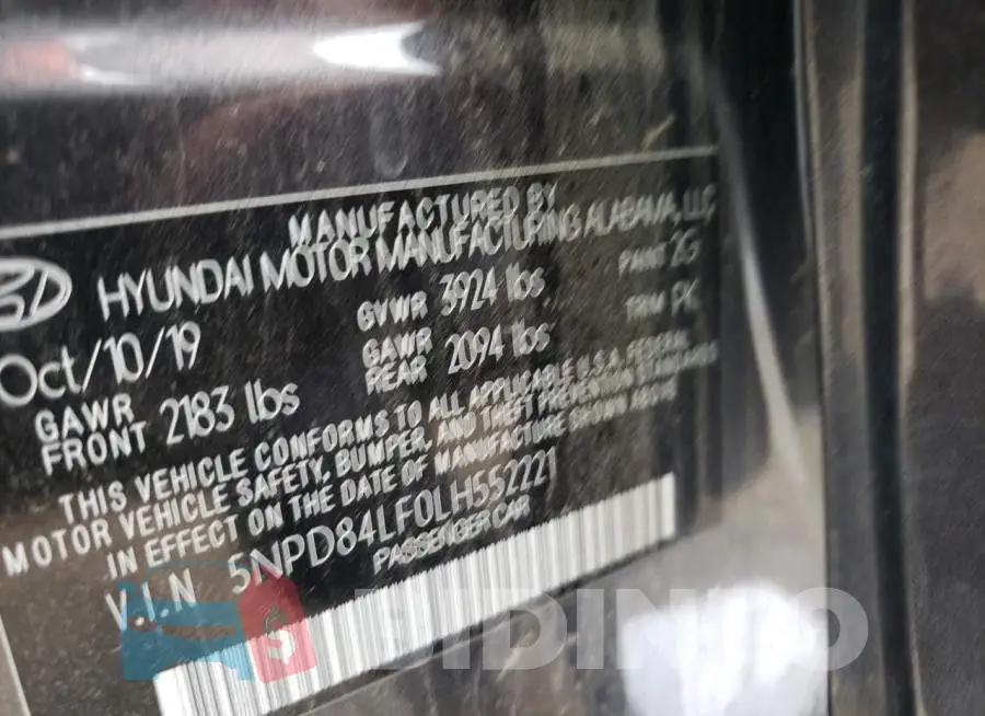 5NPD84LF0LH552221 Photo# 10