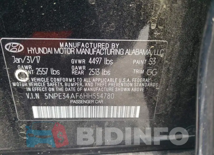 5NPE34AF6HH554780 Photo# 10