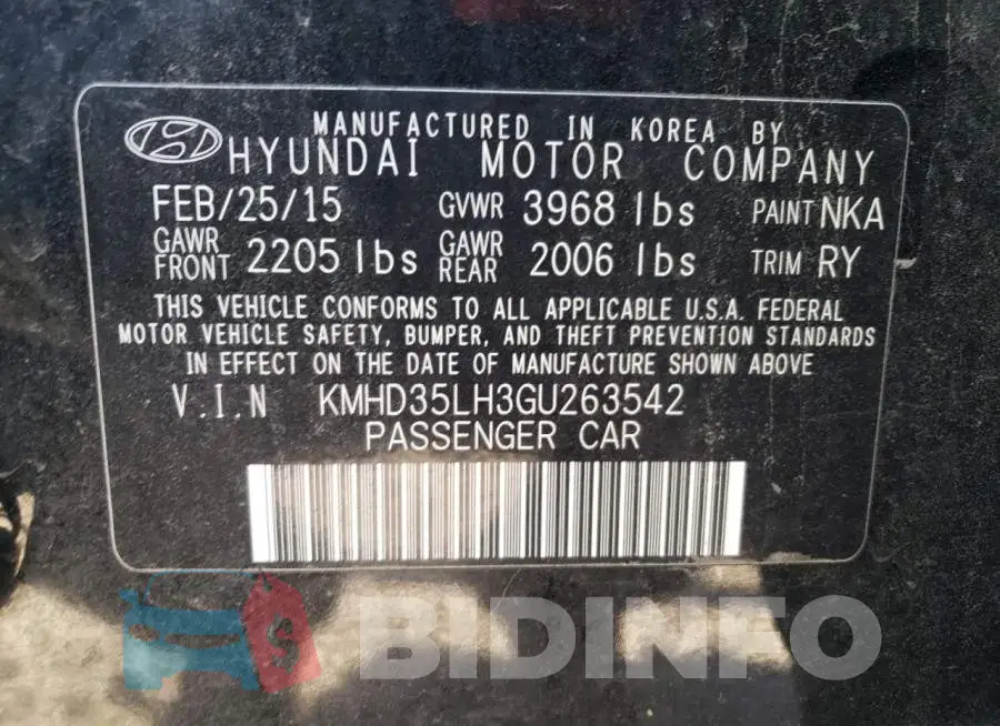 KMHD35LH3GU263542 Photo# 10