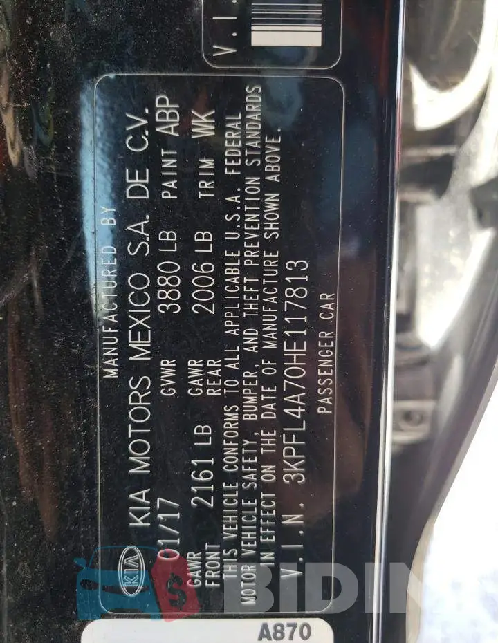 3KPFL4A70HE117813 Photo# 10