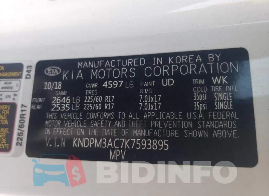 KNDPM3AC7K7593895 Photo# 10