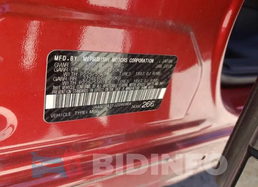 JA4AD3A31JZ046964 Photo# 10