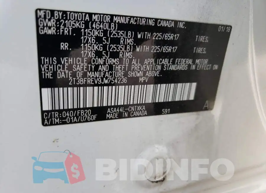 2T3BFREV9JW754236 Photo# 10