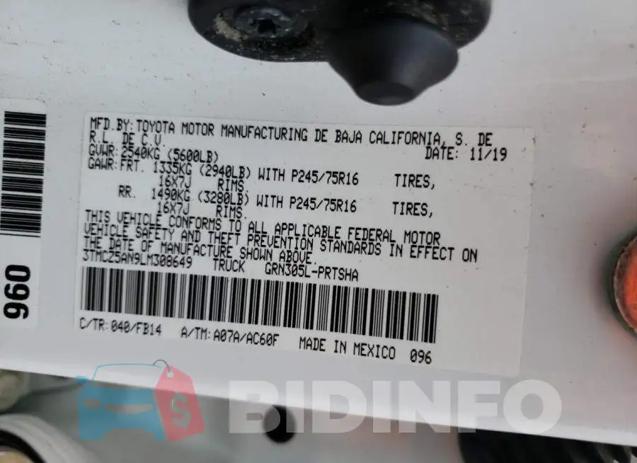 3TMCZ5AN9LM308649 Photo# 10