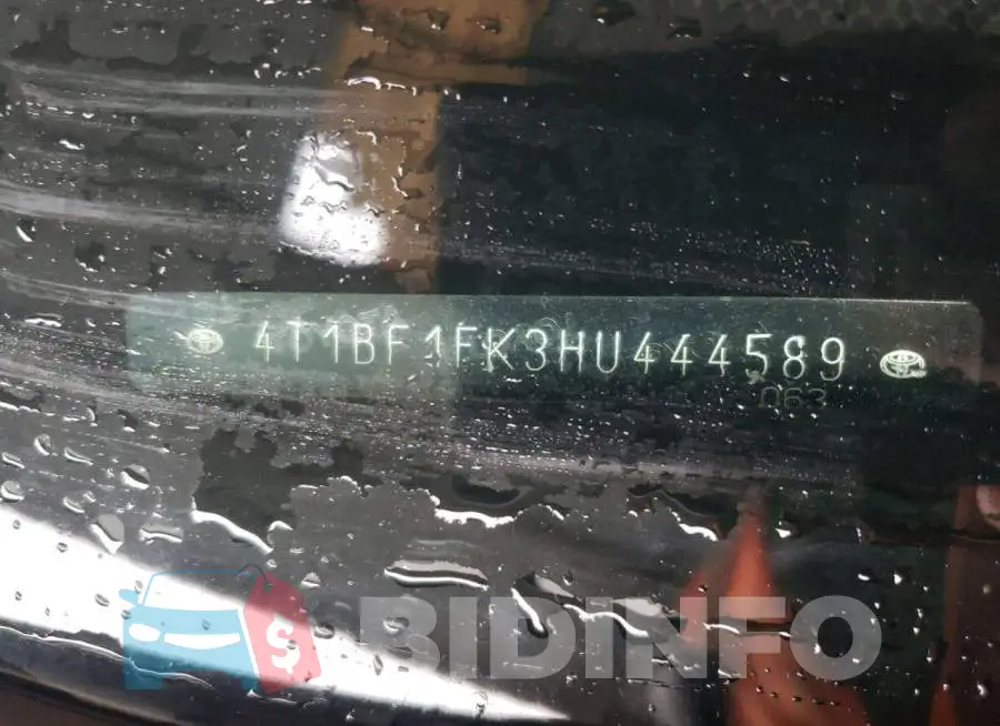 4T1BF1FK3HU444589 Photo# 10