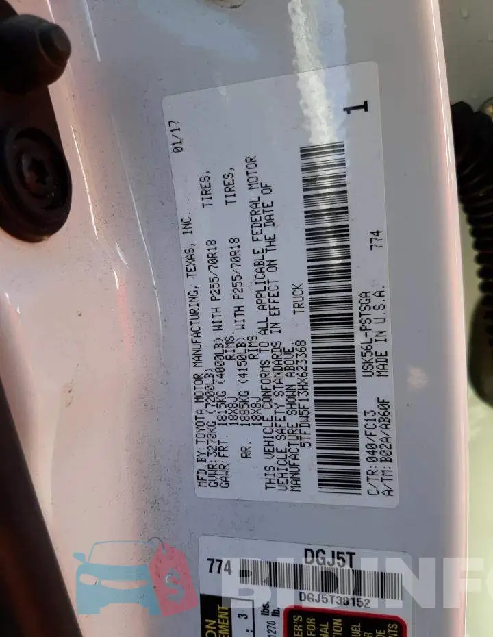 5TFDW5F13HX623368 Photo# 10