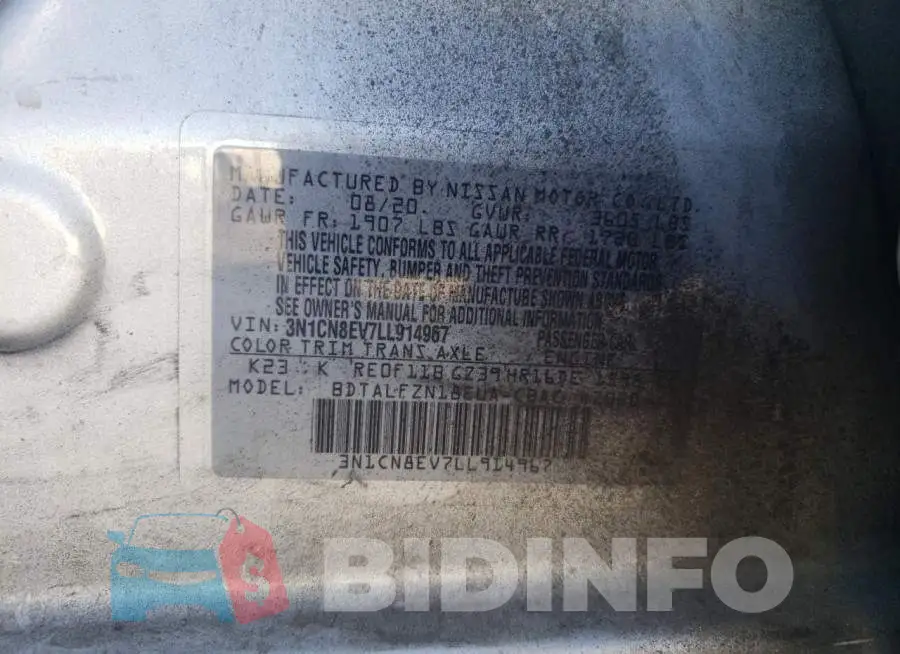 3N1CN8EV7LL914967 Photo# 10
