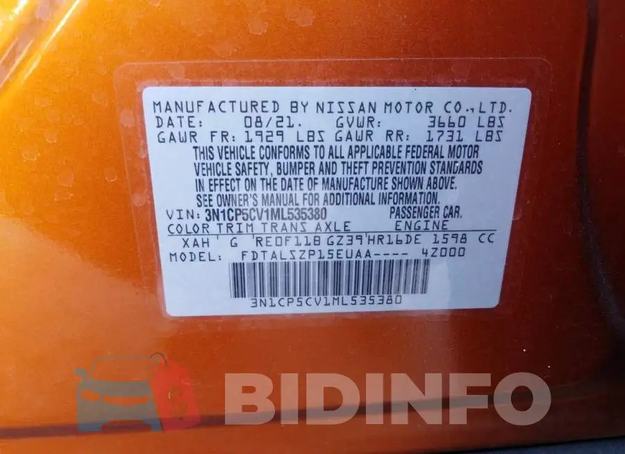 3N1CP5CV1ML535380 Photo# 10