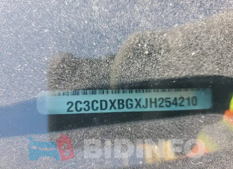 2C3CDXBGXJH254210 Photo# 10