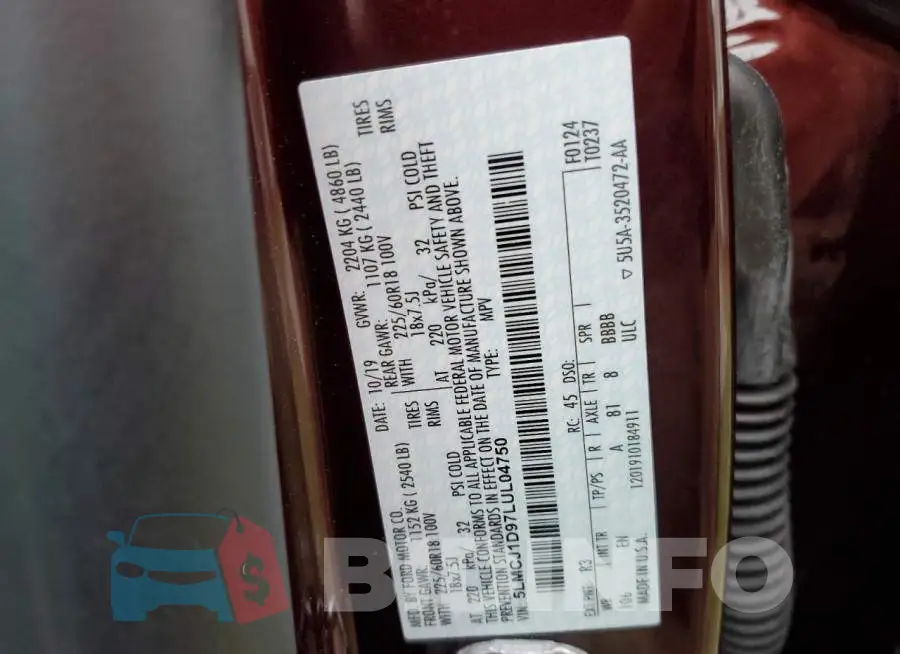 5LMCJ1D97LUL04750 Photo# 10