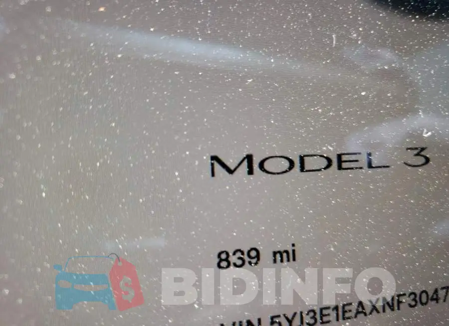 5YJ3E1EAXNF304788 Photo# 8