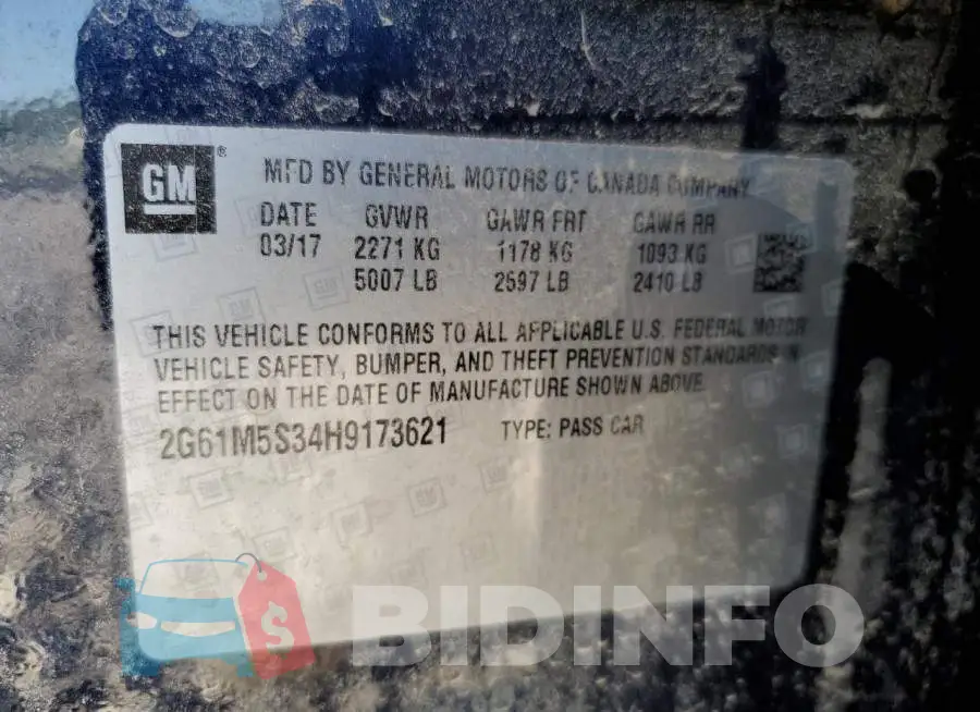 2G61M5S34H9173621 Photo# 10