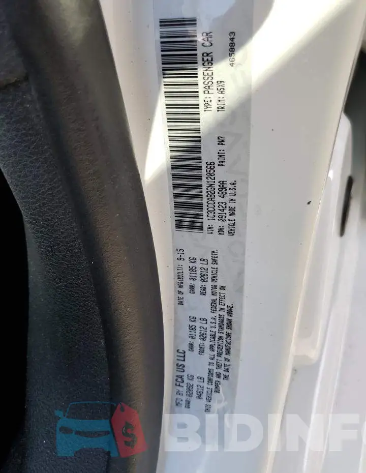 1C3CCCAB2GN120566 Photo# 10