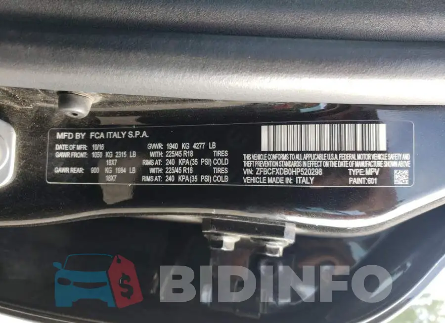 ZFBCFXDB0HP520298 Photo# 10