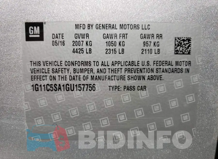 1G11C5SA1GU157756 Photo# 10