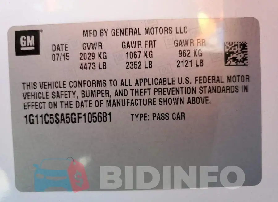 1G11C5SA5GF105681 Photo# 10