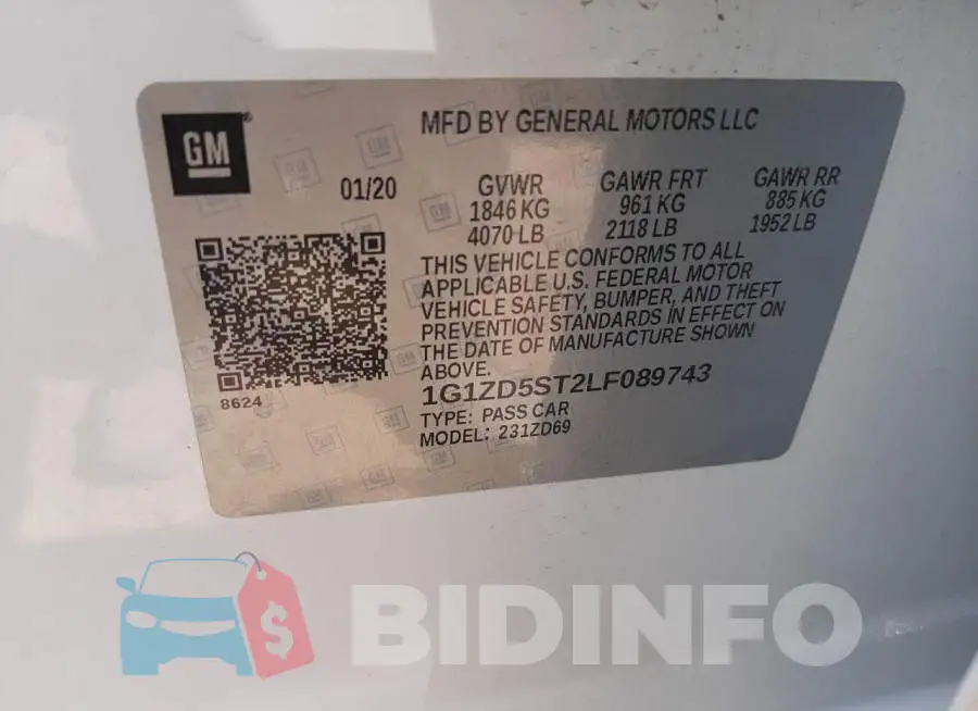 1G1ZD5ST2LF089743 Photo# 10