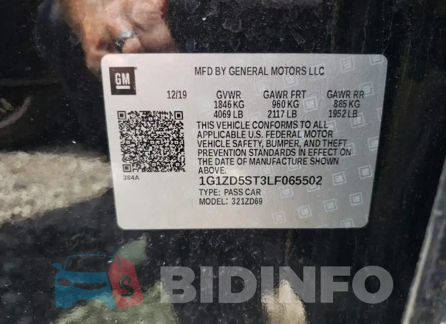 1G1ZD5ST3LF065502 Photo# 10