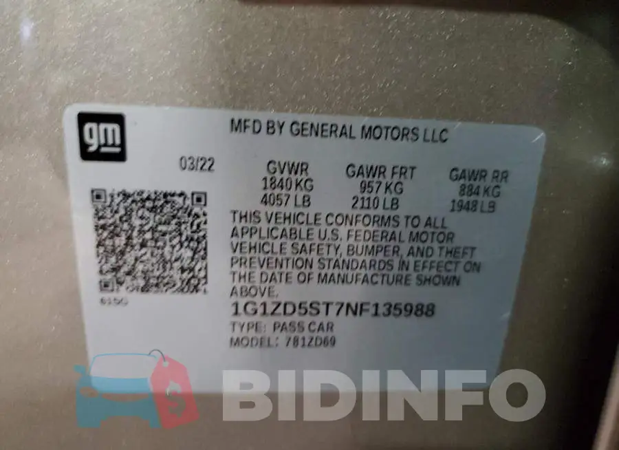 1G1ZD5ST7NF135988 Photo# 10