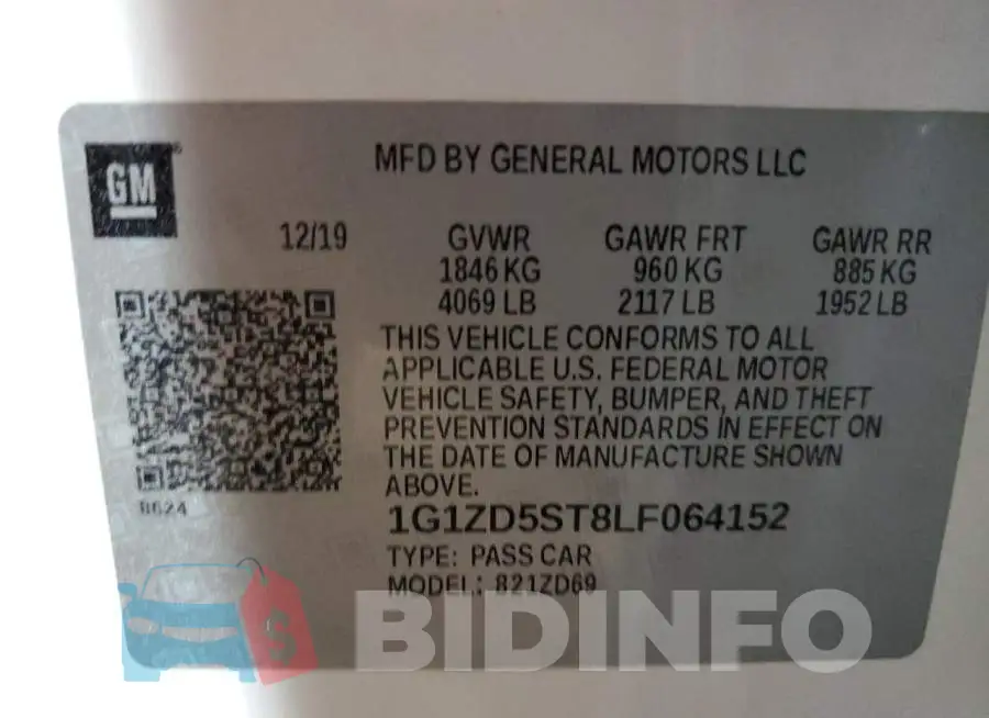 1G1ZD5ST8LF064152 Photo# 10