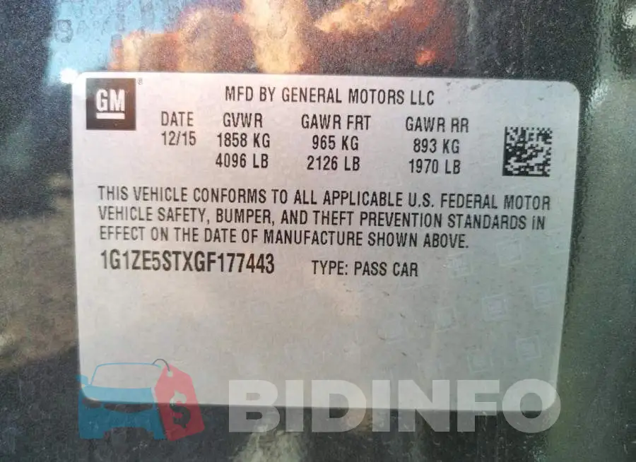 1G1ZE5STXGF177443 Photo# 10