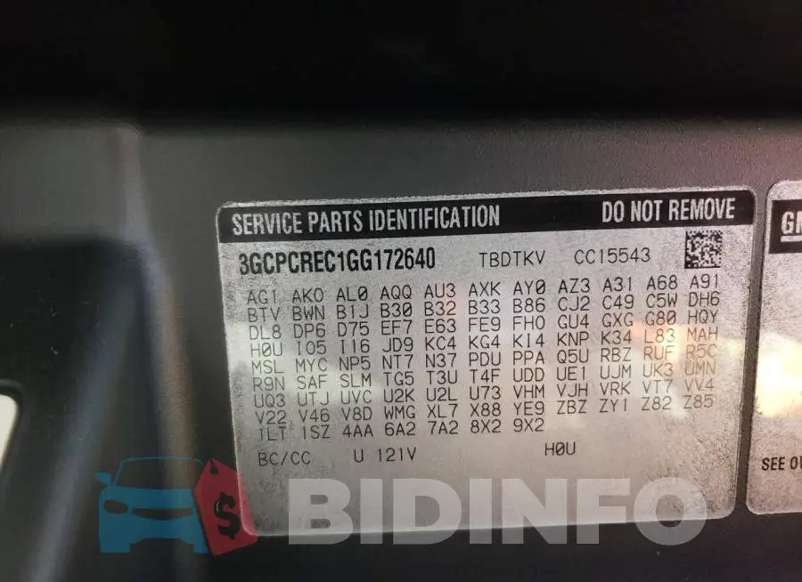 3GCPCREC1GG172640 Photo# 10