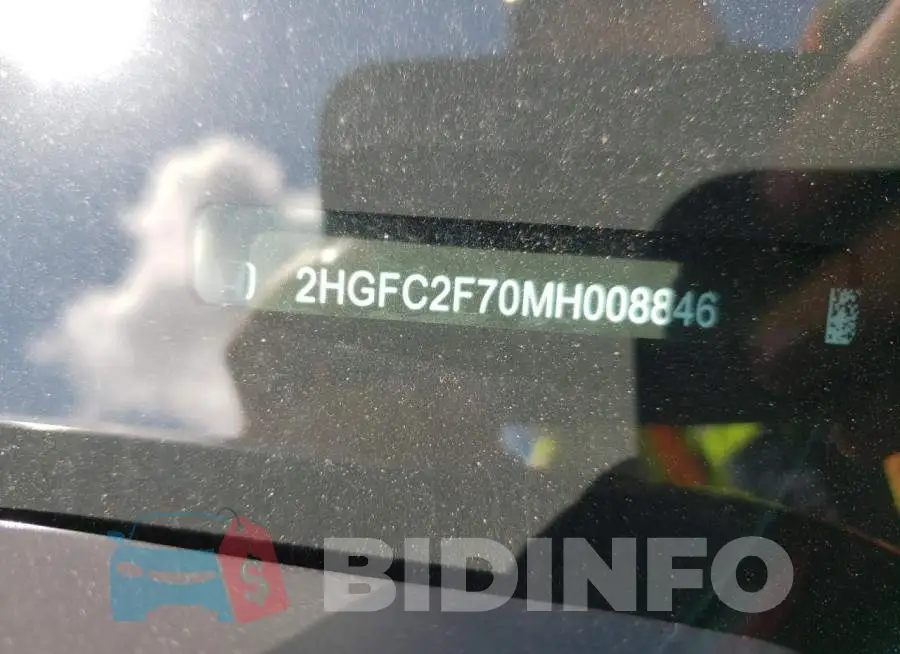 2HGFC2F70MH008846 Photo# 10