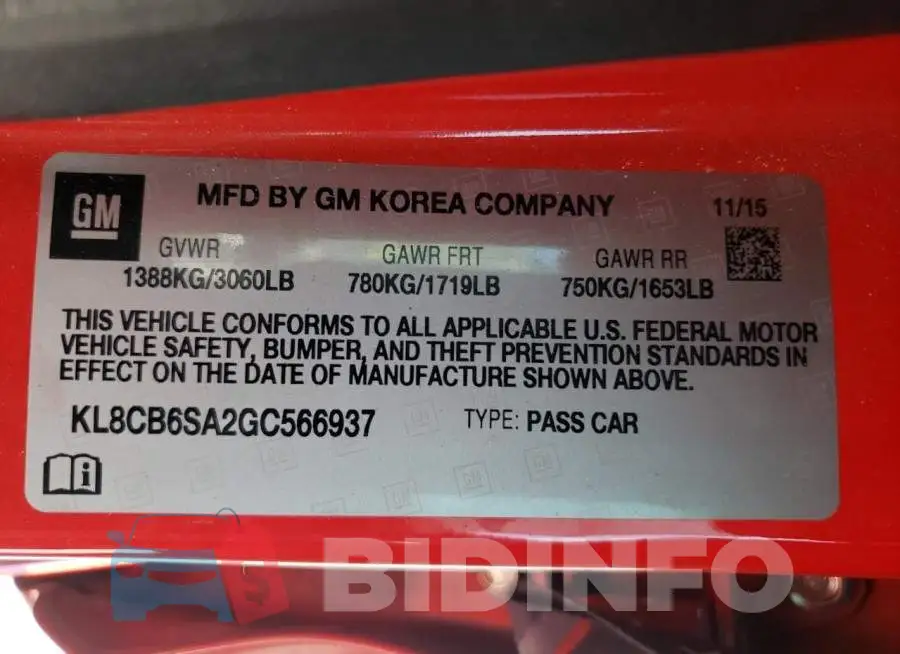 KL8CB6SA2GC566937 Photo# 10