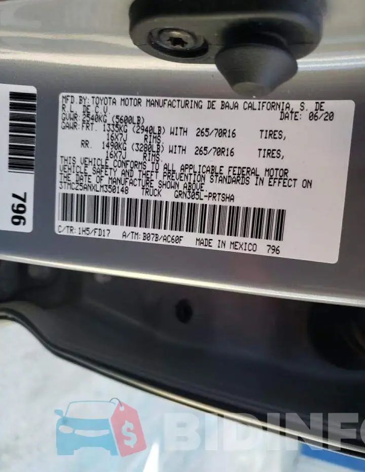 3TMCZ5ANXLM350148 Photo# 10