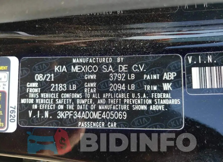 3KPF34AD0ME405069 Photo# 10