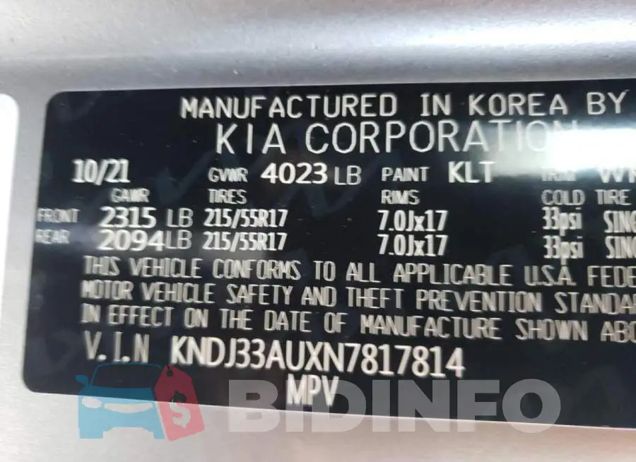 KNDJ33AUXN7817814 Photo# 10