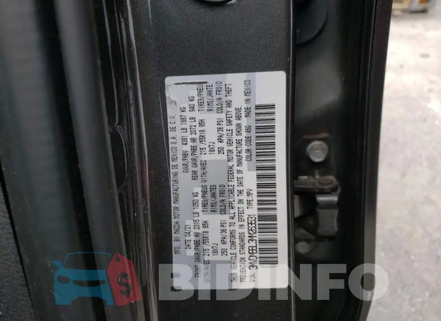 3MVDMBBL3MM263531 Photo# 10