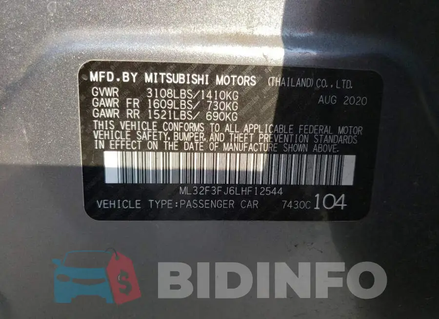 ML32F3FJ6LHF12544 Photo# 10
