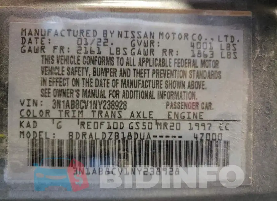 3N1AB8CV1NY238928 Photo# 10