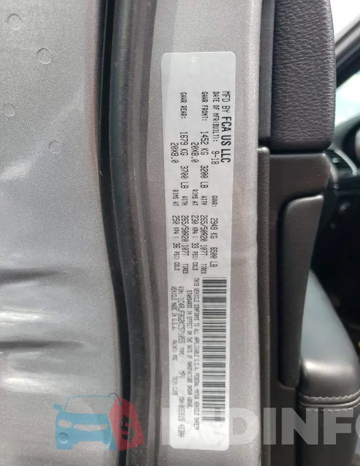 1C4RJFBG2KC571055 Photo# 10