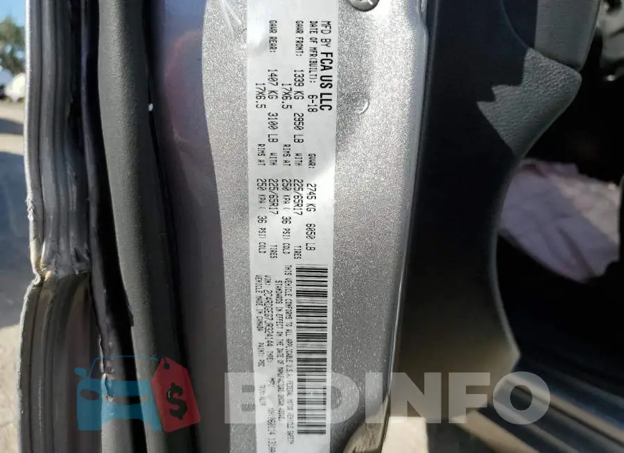2C4RDGEG7JR324144 Photo# 10