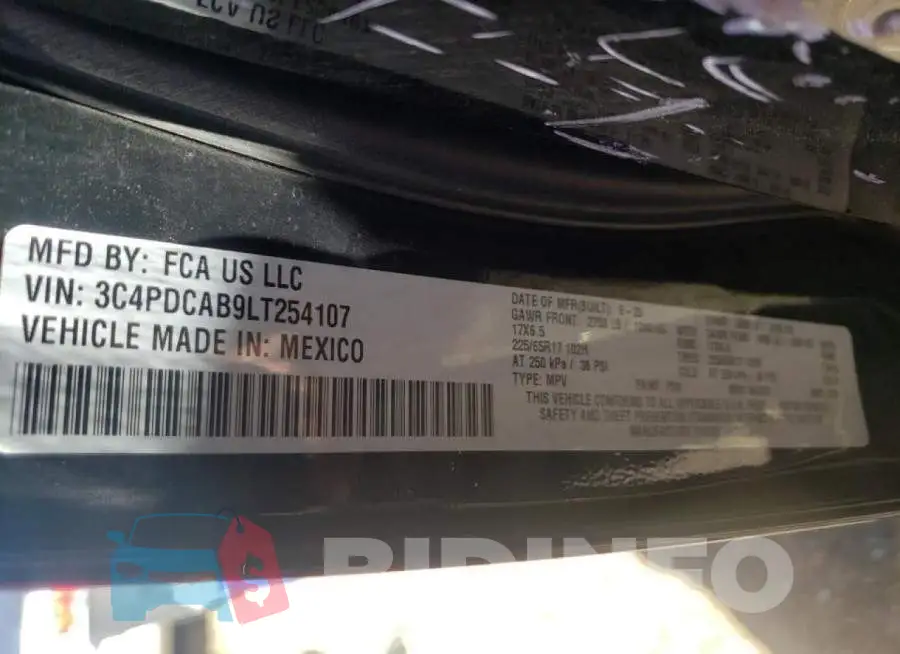 3C4PDCAB9LT254107 Photo# 10