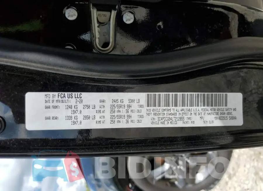 3C4PDCGB4LT212855 Photo# 10
