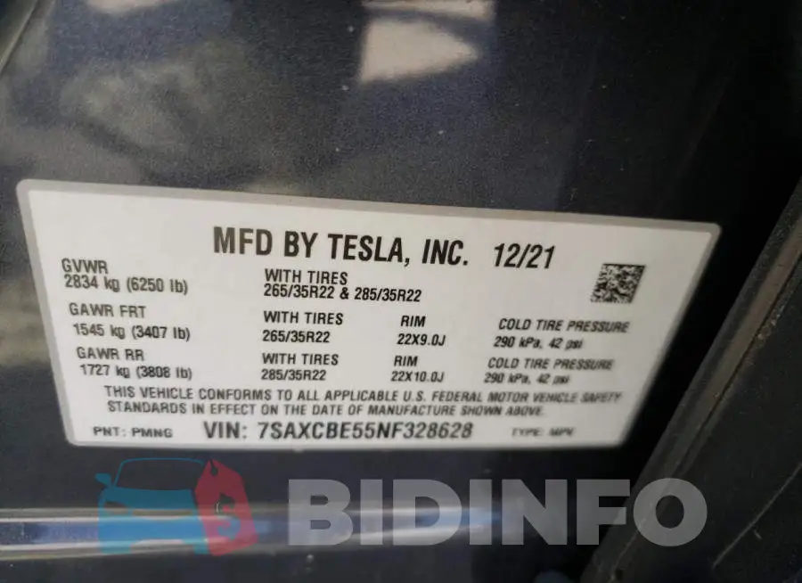 7SAXCBE55NF328628 Photo# 10