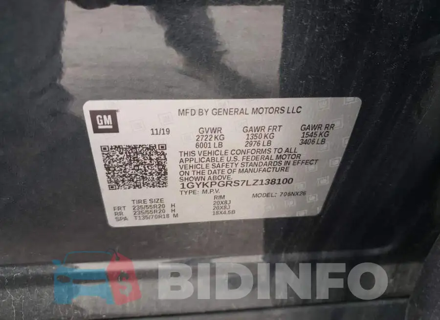 1GYKPGRS7LZ138100 Photo# 10