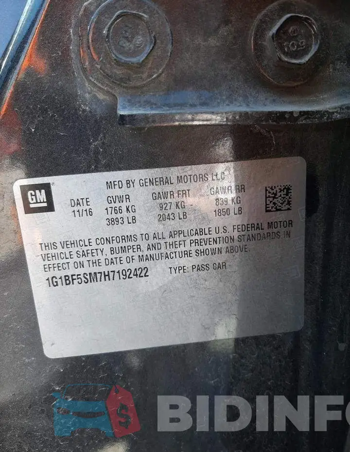 1G1BF5SM7H7192422 Photo# 10