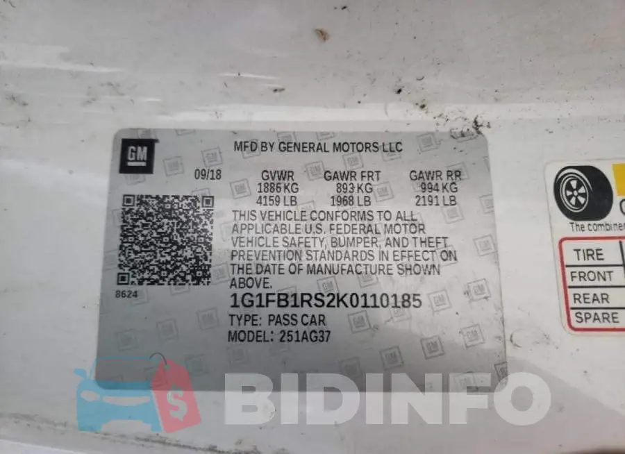 1G1FB1RS2K0110185 Photo# 10