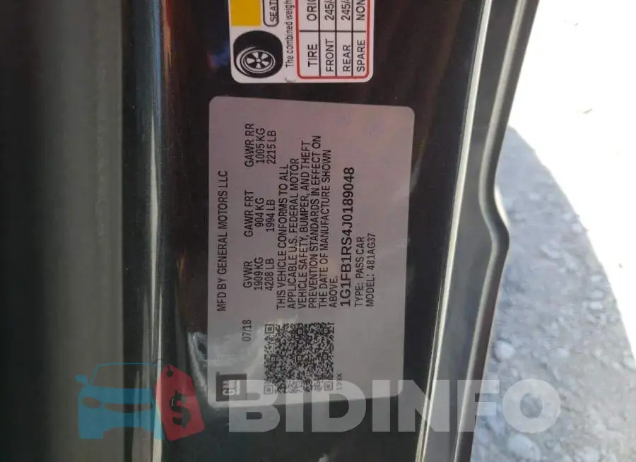 1G1FB1RS4J0189048 Photo# 10