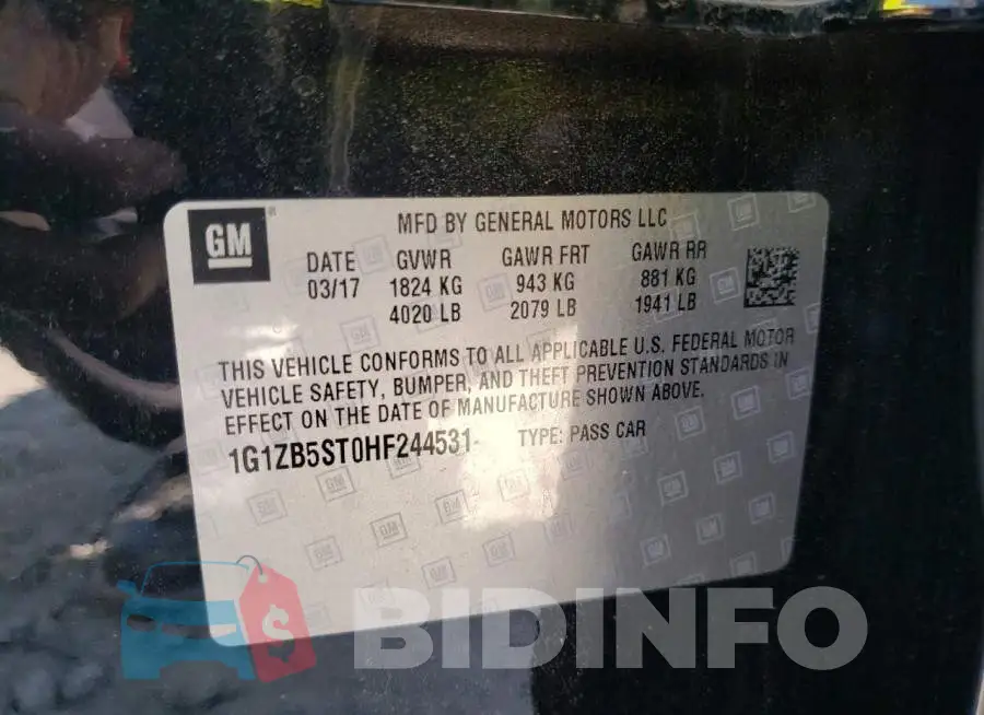 1G1ZB5ST0HF244531 Photo# 10