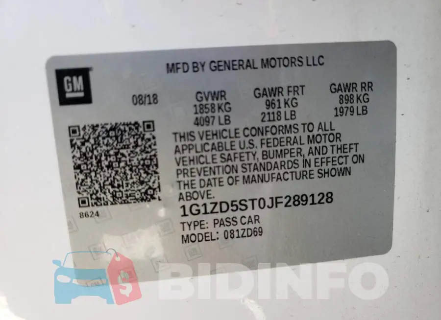 1G1ZD5ST0JF289128 Photo# 10
