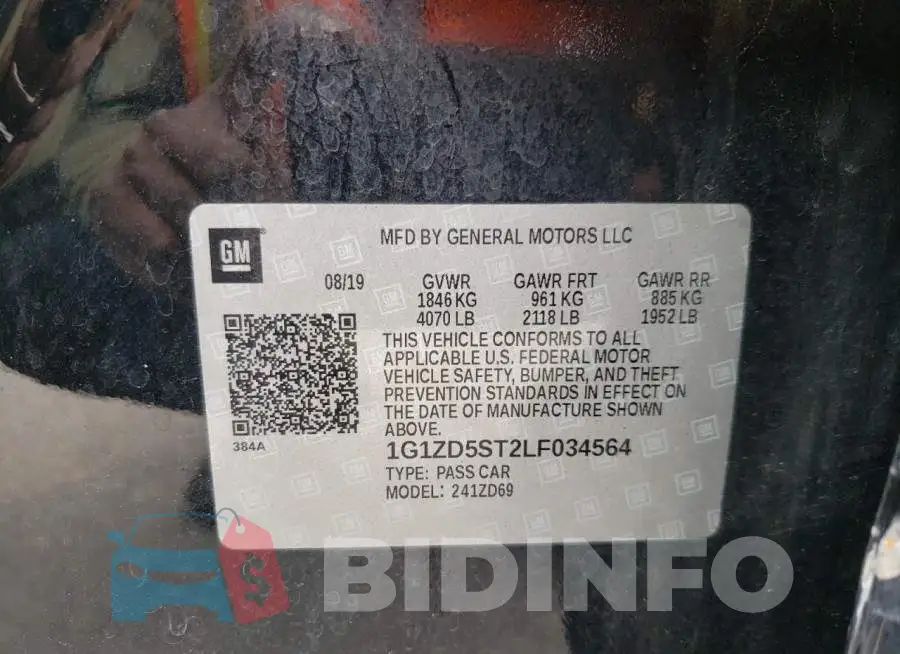 1G1ZD5ST2LF034564 Photo# 10