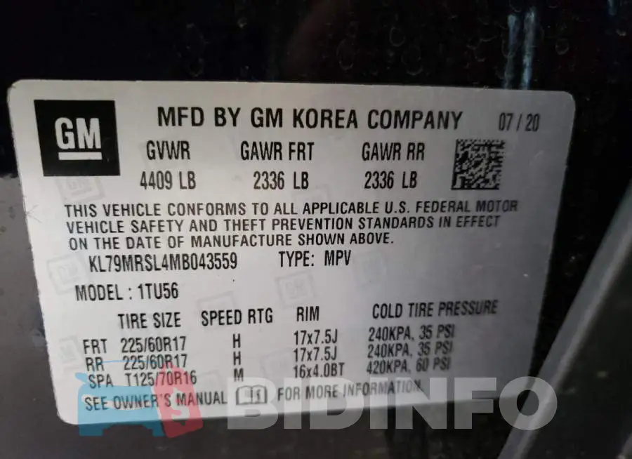 KL79MRSL4MB043559 Photo# 10